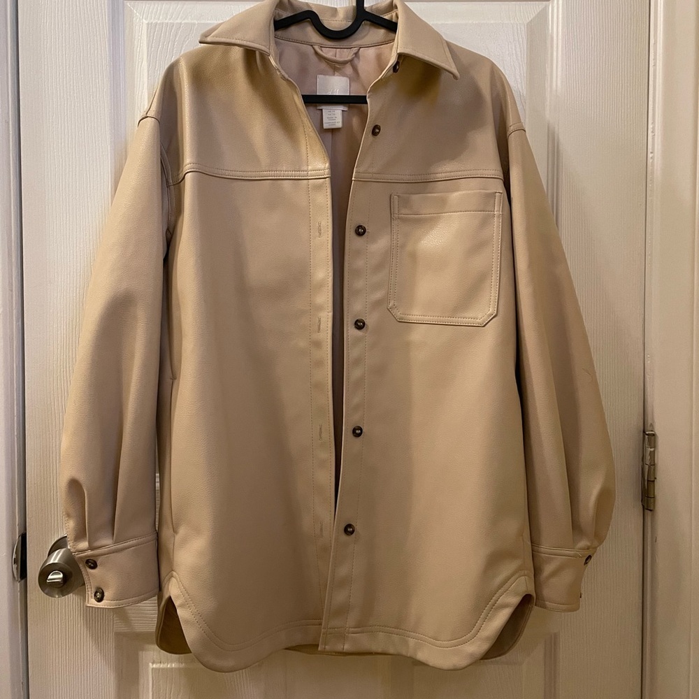 Faux Leather Jacket